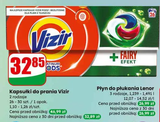 Kapsułki do prania Wasche promocja w Dino