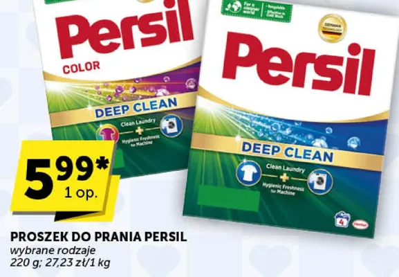 Proszek do prania Persil wybrane rodzaje promocja w ABC