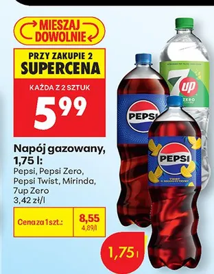 Napój gazowany  promocja w Biedronka