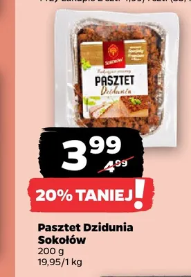 Pasztet Dzidunia Sokołów promocja w Netto