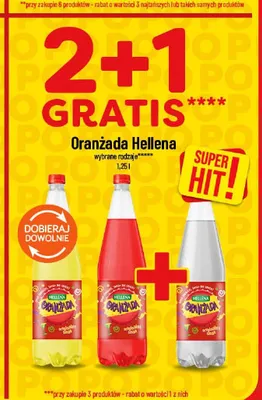 Oranżada Hellena czerwona promocja w POLOmarket