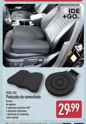 Poduszka do samochodu lędźwiowa RIDE+GO promocja w Aldi