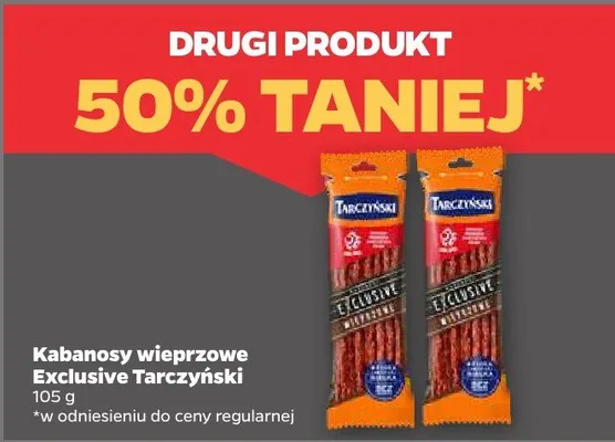 Kabanosy wieprzowe Exclusive promocja w Netto