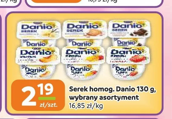 Serek homogenizowany Danio promocja w Gama