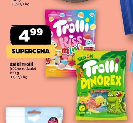 Żelki Trolli Kiss Minis promocja w Netto