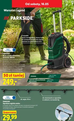 Myjka wysokociśnieniowa Parkside 135 barów 1800W promocja w Lidl