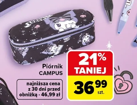 Piórnik Campus CoolPack Kuromi promocja w Carrefour