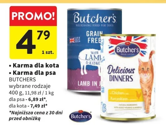 Karma dla kota wybrane rodzaje promocja w Intermarche