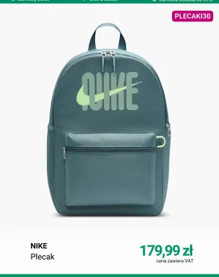 Plecak Nike promocja w Deichmann
