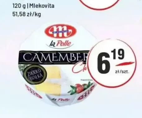 Ser pleśniowy Camembert La Polle promocja w Sedal