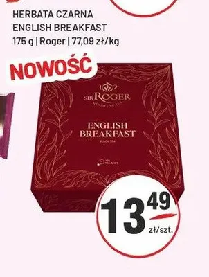 Herbata czarna English Breakfast Sir Roger promocja w Sedal