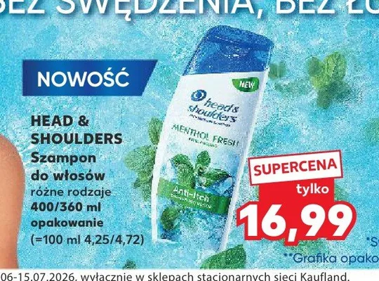 Szampon do włosów Head & Shoulders promocja w Kaufland