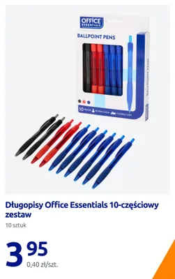 Długopisy Office Essentials 10-częściowy zestaw promocja w Action