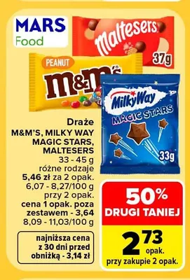 Draże Milky Way Magic Stars promocja w Carrefour