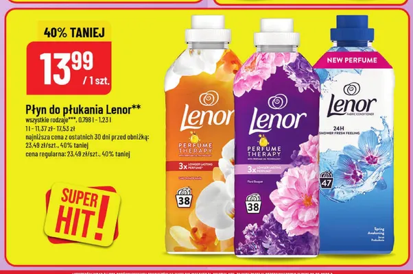 Płyn do płukania Floral Bouquet Lenor promocja w POLOmarket