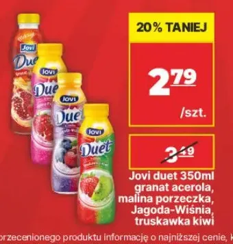 Jovi Duet malina porzeczka promocja w API Market