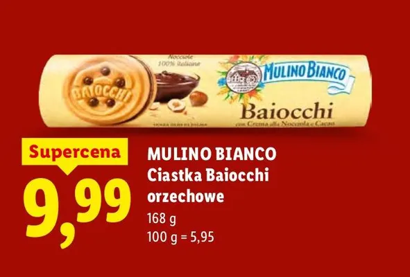 Ciastka Baiocchi orzechowe promocja w Lidl
