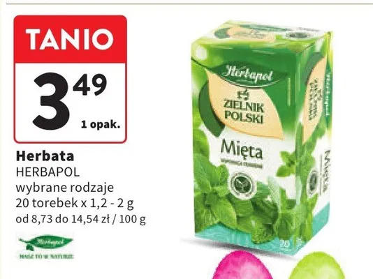 Herbata wybrane rodzaje promocja w Intermarche