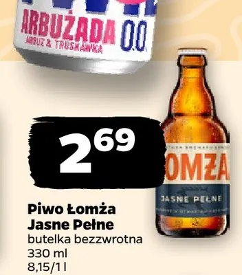 Piwo Łomża promocja w Netto