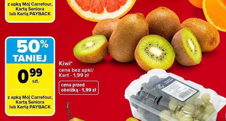 Kiwi promocja w Carrefour Market