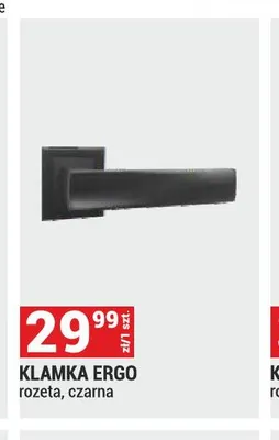 Klamka Ergo rozeta czarna promocja w Merkury Market