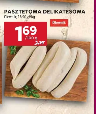 Pasztetowa delikatesowa Olewnik promocja w Stokrotka