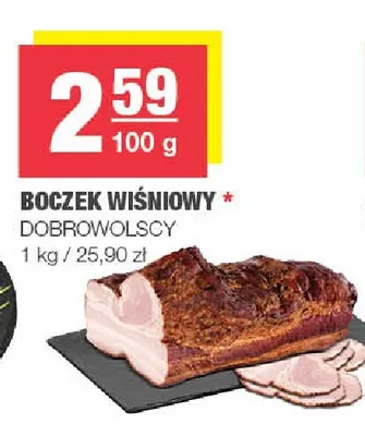 Boczek wiśniowy Dobrowolscy promocja w SPAR