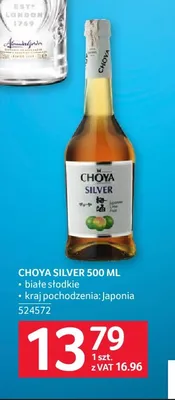 Wino białe Choya Silver promocja w Selgros