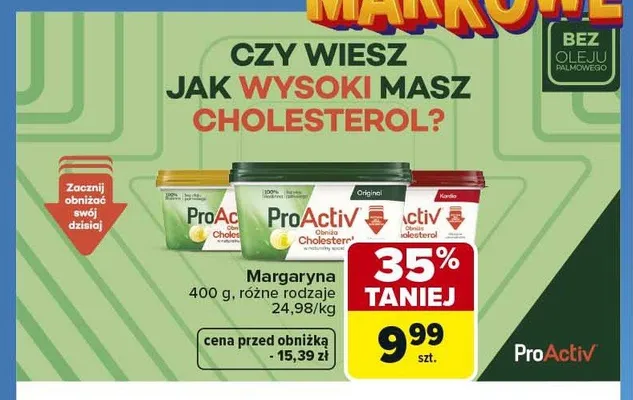Margaryna ProActiv promocja w Carrefour