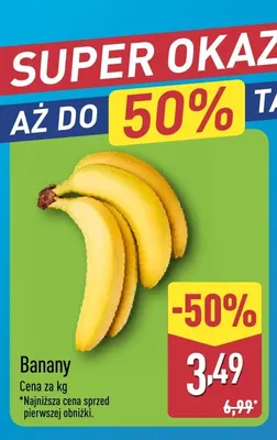 Banany promocja w Aldi