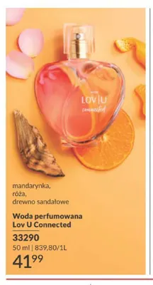 Woda perfumowana Avon Lov U Connected promocja w AVON