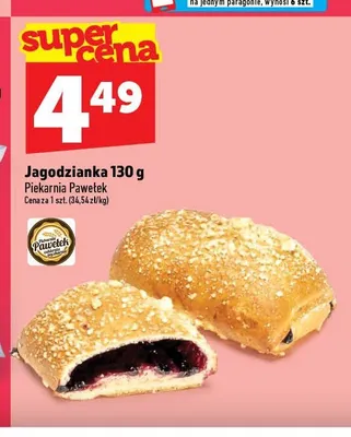 Jagodzianka Piekarnia Pawełek promocja w TOPAZ