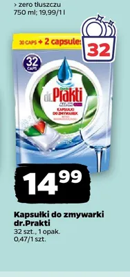 Kapsułki do zmywarki dr.Prakti promocja w Netto