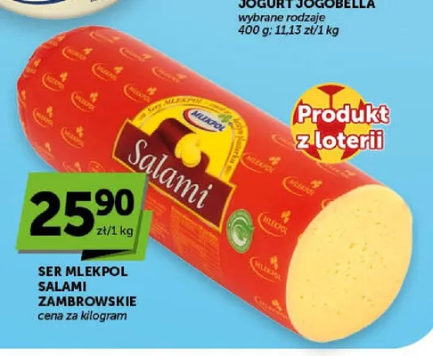 Ser Salami Zambrowskie Mlekpol promocja w ABC