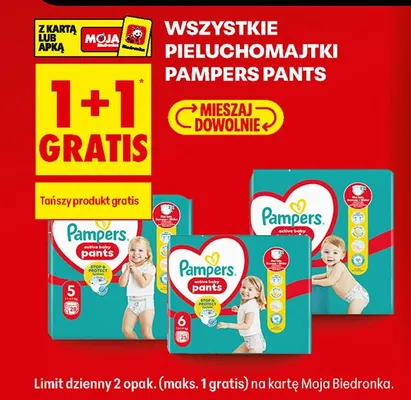 Pieluchomajtki Pants promocja w Biedronka