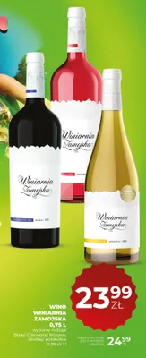 Wino różowe półsłodkie Winiarnia Zamojska Rose promocja w Duży Ben