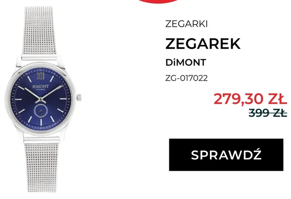 Zegarek DiMONT ZG-017022 promocja w Dzień Dziecka