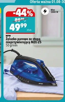 Żelazko parowe Mpm MZE-25 promocja w Biedronka