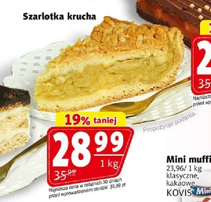 Szarlotka krucha promocja w Prim Market