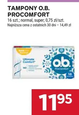 Tampony o.b. ProComfort promocja w Stokrotka