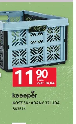 Kosz składany 32 l Ida Keeeper promocja w Selgros