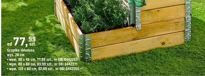 Grządka składana promocja w OBI