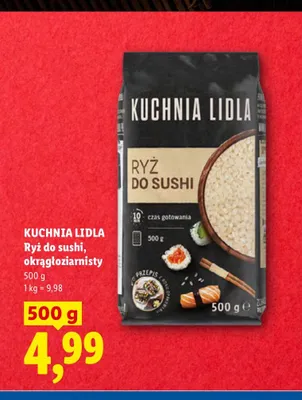 Ryż do sushi okrągłoziarnisty Kuchnia Lidla promocja w Lidl