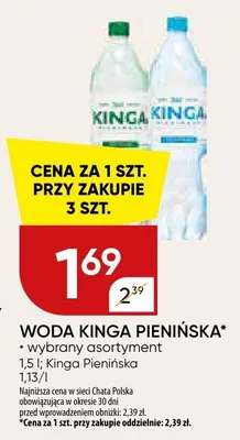 Woda promocja w Chata Polska