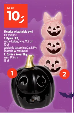 Figurka w kształcie dyni dynia LED promocja w Dealz