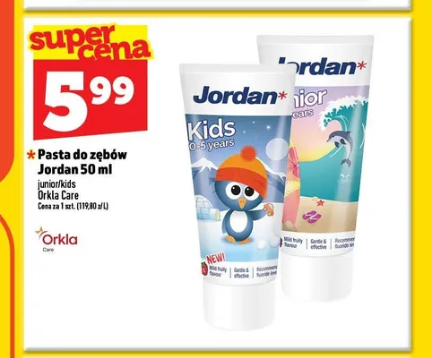 Pasta do zębów Jordan Kids 0-5 Years promocja w TOPAZ