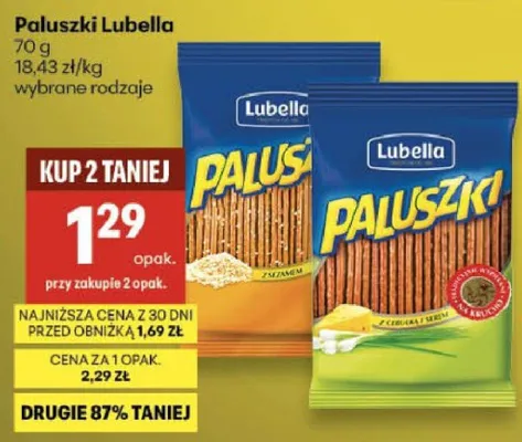 Paluszki promocja w Delikatesy Centrum