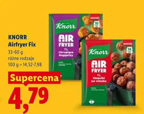 Przyprawa Knorr Airfryer Fix promocja w Lidl