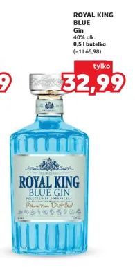 Gin Royal King Blue 40% promocja w Kaufland