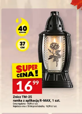 Znicz TM-25 ramka z aplikacją R-MAX promocja w Twój Market
